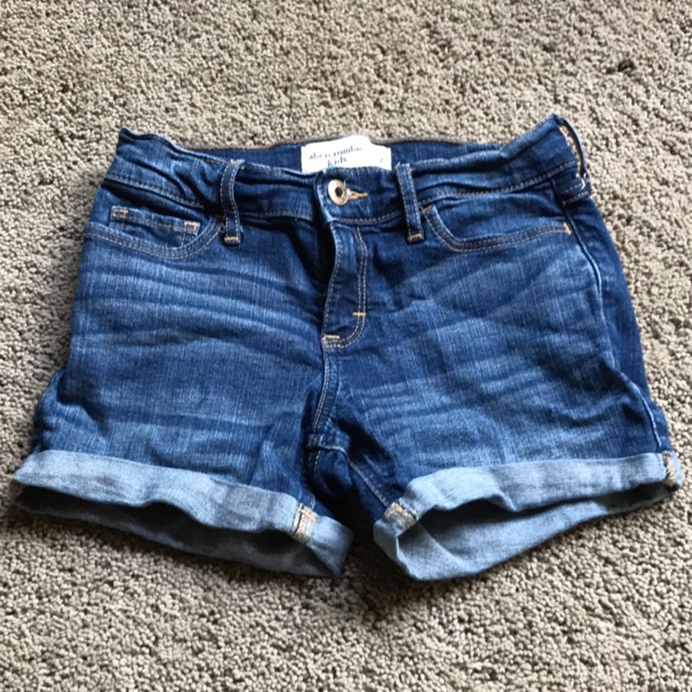 Abercrombie kids jean shorts
